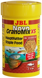 JBL NovoGranoMix XS - основной корм в гранулах для небольших рыб (3-5см) 100 мл (58г)