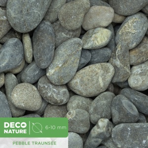 DECO NATURE PEBBLE TRAUNSEE - Натуральная темная галька фракции 6-10 мм, 0,6л