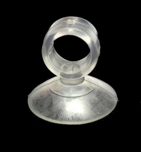 Присоска Силиконовая ф крепления (прозрачное) 30 мм, силиконовое кольцо ф12мм