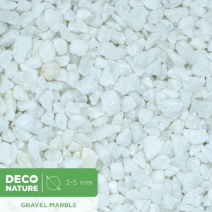 DECO NATURE GRAVEL MARBLE - Натуральная мраморная крошка фракции 2-5 мм, 1,5л