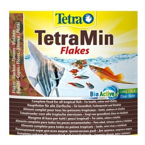Tetra Min Flakes Основной корм для всех видов рыб, хлопья 12 г