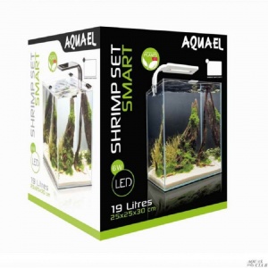 Креветкариум 20л с LED освещением (6 вт) и оборудованием, Aquael SHRIMP SET SMART PLANT 20 (белый)
