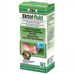 JBL Ektol fluid - Лекарство против плавниковой гнили и других внешних бактериальных инфекций, 100 мл