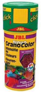 JBL NovoGranoColor - Основной корм, гранулыяркой окраски рыб, с дозатором, 250 мл