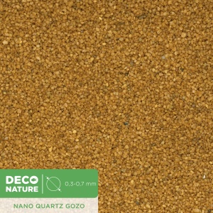 DECO NATURE NANO QUARTZ GOZO - Оранжевый кварцевый песок фракции 0.3-0.7 мм, 3,5л