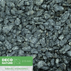 DECO NATURE GRAVEL STOKKSNES - Натуральный черный гравий фракции 2-5 мм, 3,5л