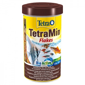 Tetra Min Flakes Основной корм для всех видов рыб, хлопья, 500 мл/100гр