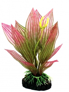 Искусственное растение Апоногетон мадагаскарский  красный 15см