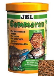 JBL Gammarus - Корм-лакомство для водных черепах, очищенный гаммарус, 1 л. (110 г.)