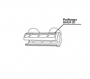 JBL ProTemp S Protect, top+2 suction cups - Защ кожух д/нагревателя ProTemp, верх часть