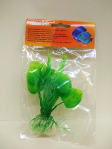 Искусственное растение Анубиас зелёный 10 cм