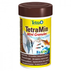 Tetra Min Mini Granules - Основной корм, мелкие гранулы 100 мл