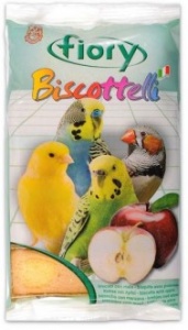 FIORY бисквиты для птиц Biscottelli с яблоком, 35 г