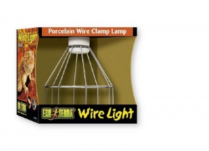 Светильник на зажиме с фарфоровым патроном Wire Light малый до 150 Вт