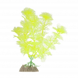 GloFish Растение флуоресцирующее желтое М 15 см