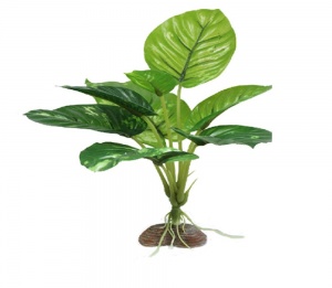 Искусственное растение АНУБИАС ШИРОКОЛИСТНЫЙ, 20 см, YM-5831