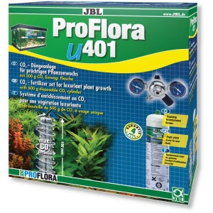 JBL ProFlora u401 - Система СО2 для аквариумов от 50 до 400 литров со сменным баллоном 500 г, редукт