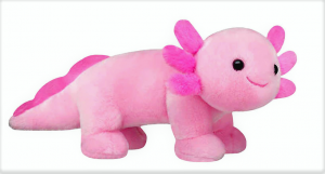 Плюшевая игрушка Аксолотль, 25 см, розовая