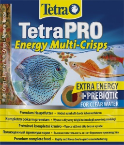 Tetra Pro Energy Multi-Crisps Основной корм для всех видов рыб с пробиотиком, чипсы 12 г (пакет)