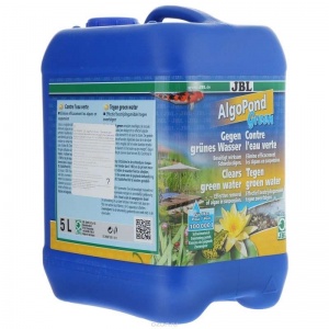 JBL AlgoPond Green - Препарат для борьбы с плавующими водорослями в прудах, 250 мл на 5000 л