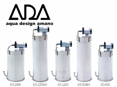 ADA Super Jet Filter ES-1200 - Внешний фильтр для аквариумов от 240 до 330 л, 960 л/час, с наполните