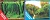 Фон двухсторонний с одной самоклеящейся стороной Коряги с растениями/Растительные холмы 50x100см 908