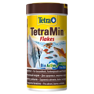 Tetra Min Flakes Основной корм для всех видов рыб, 250 мл/0,52гр