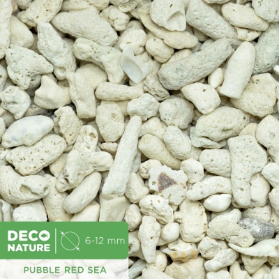 DECO NATURE GRAVEL RED SEA - Натуральная коралловая крошка для аквариума фракции 6-12 мм, 2,3л
