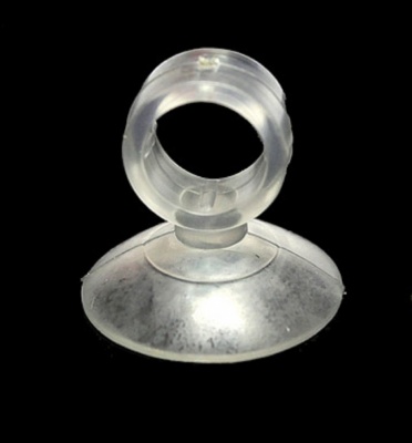 Присоска Силиконовая ф крепления (прозрачное) 38 мм, силиконовое кольцо ф16мм