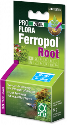 JBL Ferropol Root - Удобрение в форме таблеток для сильных корней аквариумных растений, 30 табл.