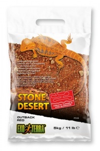 Грунт пустынный с глиной Exo Terra Outback Red Stone Desert красный 5 кг PT3135 (H231350) H231350