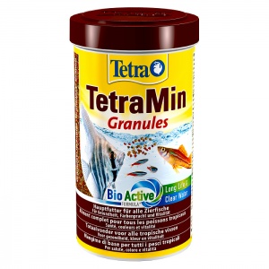 Tetra Min Granules Основной корм для всех видов рыб, гранулы 500 мл/200гр