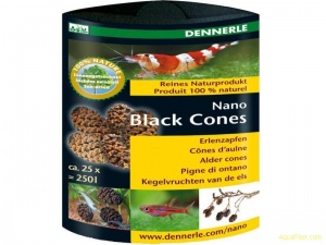 Ольховые сережки Dennerle Nano Black Cones, 25 шт.