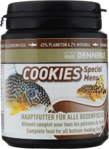 Dennerle Cookies - Основной корм в форме таблеток для сомов и других донных аквариумных рыб, 100 мл