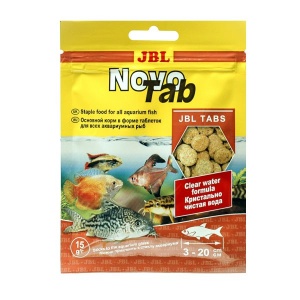 JBL NovoTab - Корм в форме таблеток для всех видов аквариумных рыб, 15г