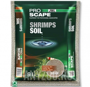 JBL ProScape ShrimpsSoil BEIGE - Питательный грунт для аквариумов с креветками, беж, 3 л
