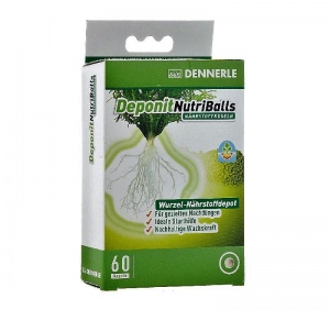 Dennerle Deponit NutriBalls - Корневое удобрение в виде шариков для любых аквариумных растений, 60 ш