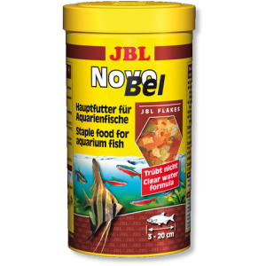 JBL NovoBel - Основной корм в форме хлопьев для всех аквариумных рыб, 1000 мл. (190 г.)