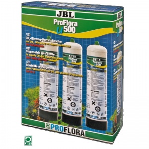 JBL ProFlora 3 x u500 - Комплект из 3-х сменных баллонов СО2 500 г.