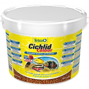 Tetra Cichlid 10л Colour (палочки) Основной корм для цихлид и крупных рыб