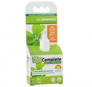 Dennerle V30 Complete - Полное комплексное удобрение для всех аквариумных растений, 25 мл на 800 л