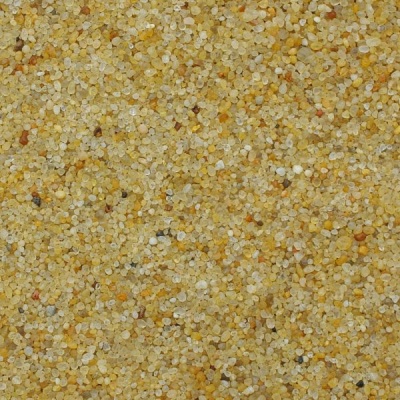 DECOTOP Atoyac - Природный чистый жёлтый гравий, 1-2 мм, 6 кг/4 л